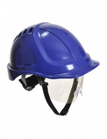 Portwest PW54 - Endurance Plus Visor Helmet - Blue Personal Protective Equipment 